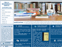 Tablet Screenshot of maltaevangelicallibrary.org